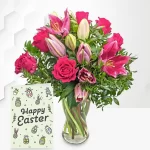 Rose & Lily with Card