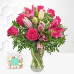 Rose and Lily With Mini Eggs