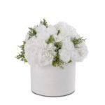 Thalia Porcelain Vase Roses & Hydrangeas